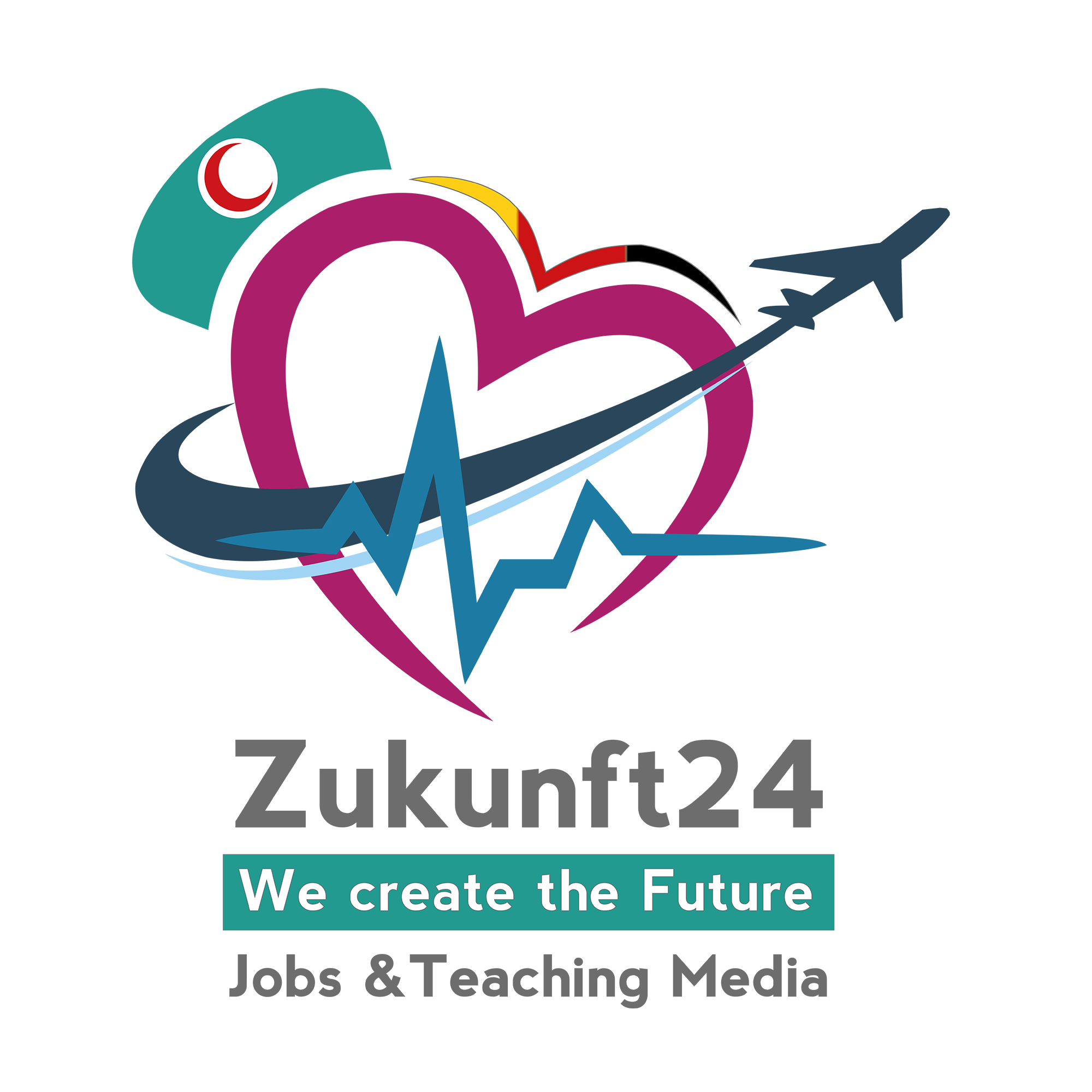 تصميم شعار لوجو شركة زوكونفت 24 للتوظيف والوسائط التعليمية