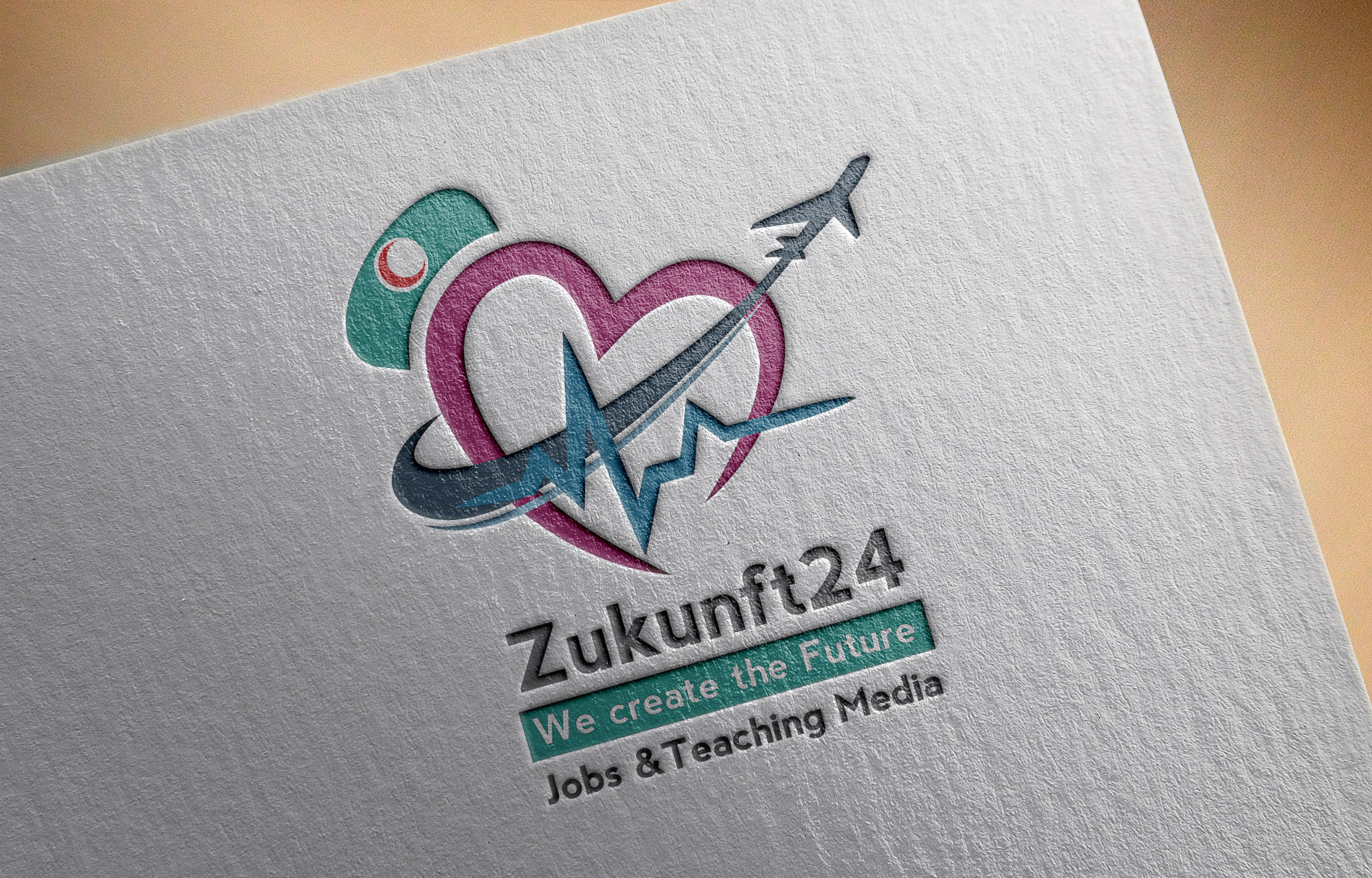 موكاب تتصميم شعار لوجو شركة زوكونفت 24 للتوظيف والوسائط التعليمية 2