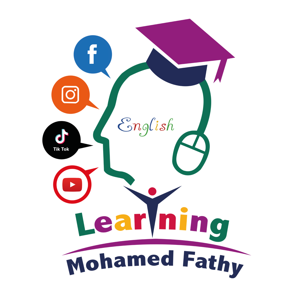 تصميم شعار لوجو قناة يوتيوب محمد فتحي لتعليم الإنجليزية وتطوير الذات والتطبيقات ومواقع الويب