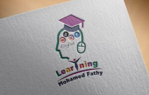 تصميم شعار لوجو قناة يوتيوب محمد فتحي لتعليم الإنجليزية وتطوير الذات والتطبيقات ومواقع الويب