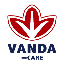 شعار لوجو كريم بشرة شركة فاندا كير لمستحضرات التجميل والمنظفات