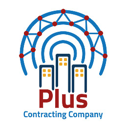 شعار لوجو شركة بلس للإتصالات والمقاولات العامة