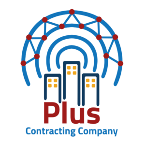 تصميم شعار لوجو شركة بلس للإتصالات والمقاولات العامة