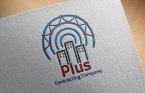 تصميم شعار لوجو شركة بلس للإتصالات والمقاولات العامة
