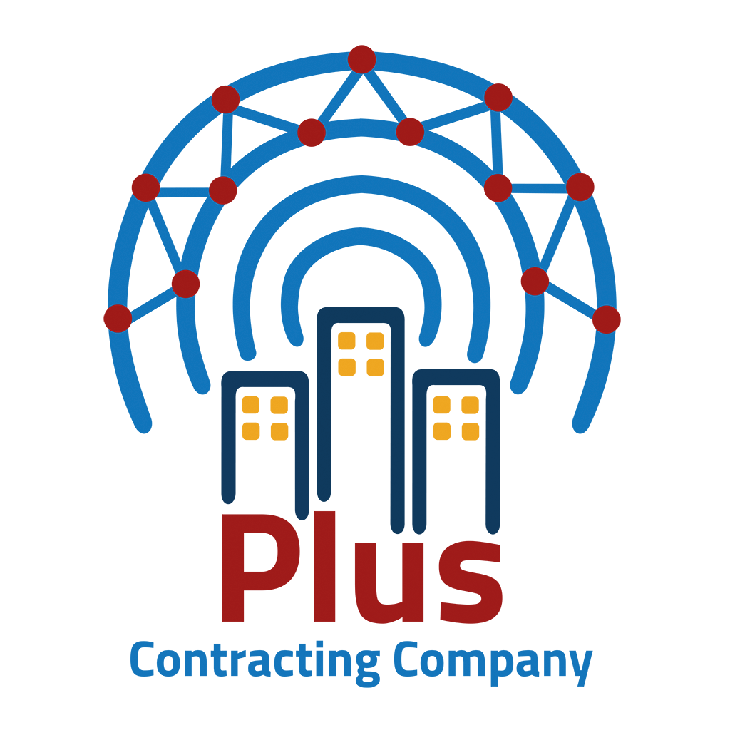 تصميم شعار لوجو شركة بلس للإتصالات والمقاولات العامة 3