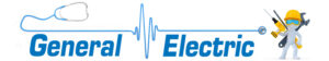 تصميم شعار لوجو شركة جينيرال الكتريك لصيانة وإصلاح الأجهزة الطبية