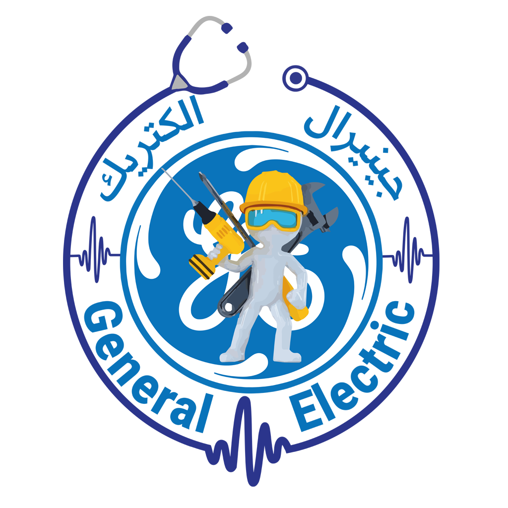 تصميم شعار لوجو شركة جينيرال الكتريك لصيانة وإصلاح الأجهزة الطبية 2