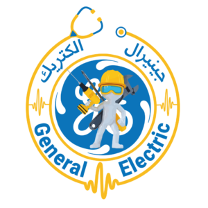 تصميم شعار لوجو شركة جينيرال الكتريك لصيانة وإصلاح الأجهزة الطبية
